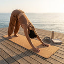 Cork Yoga Mat with Natural Rubber Base for Yoga and Pilates