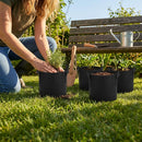 Fabric grow bags in various sizes for versatile gardening