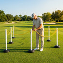 Freestanding Plastic Post & Chain Barrier Set for crowd control