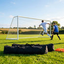 Steel football goal 24ft x 8ft for outdoor use
