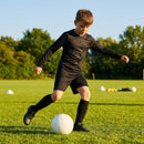 Kids' Long Sleeve Football Kit with Geometric Design