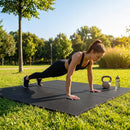 Rubber Gym Flooring Mats in various thicknesses and colours