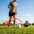 Football Training Passing Arcs, Fluorescent Yellow, High Tensile Plastic
