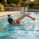 Silicone swimming caps available in five colours for training