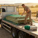 Heavy duty truck net made from 3mm twine for secure cargo transport