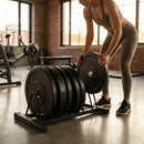 Weight Plate Storage Rack for Home and Gym Use