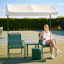 Aluminium Tennis Court Chairs in Blue, Green, and Black
