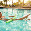 Colourful swimming pool noodles made from durable EVA foam