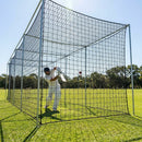 Cricket nets made from HDPE, available in various sizes for indoor and outdoor use