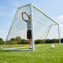 Football goal nets 24 x 8 ft, durable HDPE for clubs and schools