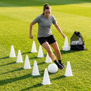 Training cones for sports practice, durable 12-inch cones