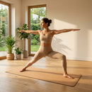 Cork Yoga Mat with Natural Rubber Base for Yoga and Pilates