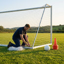 Replacement football goal nets for Alu110 goals, various sizes in white