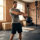 Cast iron kettlebell in various sizes and colours for gym workouts