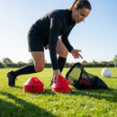Training cones for sports practice, durable 12-inch cones