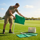 Customisable football corner flags in various colours and weatherproof design