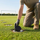 Replacement socket caps in various sizes and materials for sports facilities