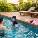 Kids' silicone swimming caps in a variety of colours for pool use