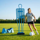 Football training mannequins made from shatterproof PVC, 6ft tall