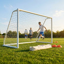 Steel football goal 24ft x 8ft for outdoor use