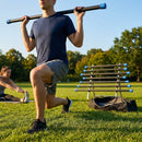 Aerobic weight bar with foam padding for home and gym use