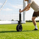 Football goal wheels with 360-degree rotation feature
