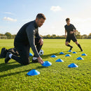 Rubber Flat Disc Markers in multi-colour for training and games