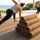 Cork Yoga Mat with Natural Rubber Base for Yoga and Pilates