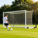 16ft x 7ft aluminium football goal for youth teams