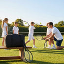 Tennis racket and bag set with aluminium rackets for coaches and players