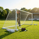 Replacement football goal nets for Alu110 goals, various sizes in white