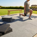 Rubber Gym Flooring Mats in various thicknesses and colours