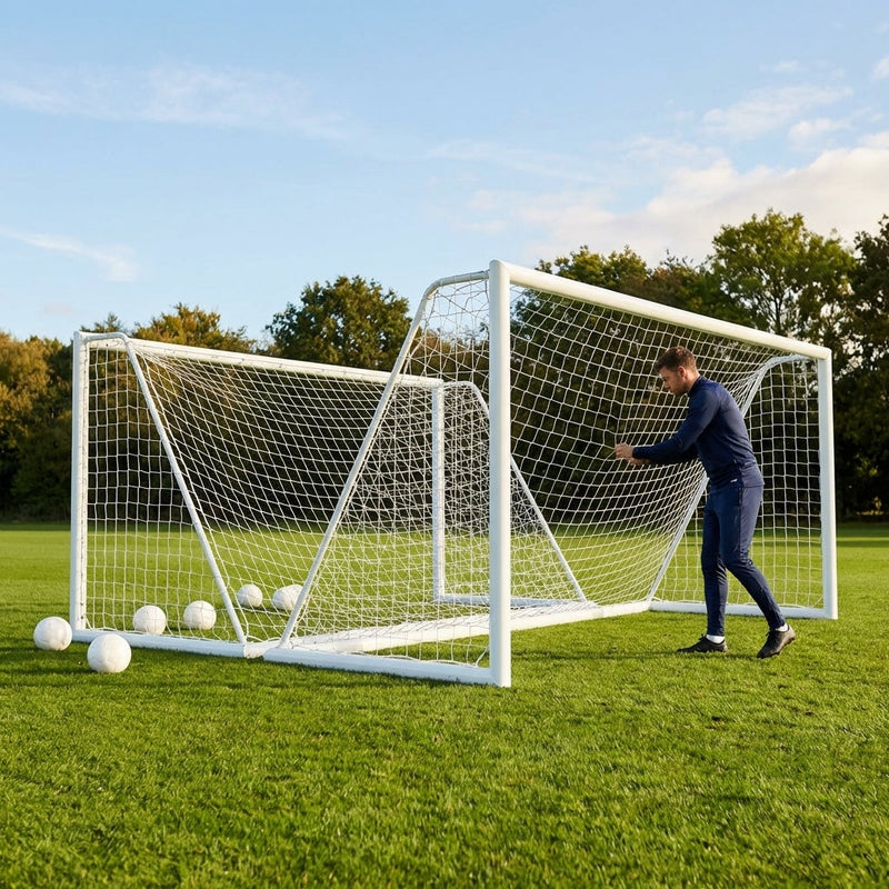 Aluminium Socketed Football Goal – Various Sizes