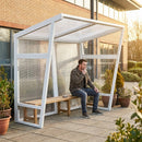 Heavy Duty Smoking Shelter with Aluminium Frame