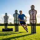 5ft Yellow Rugby Training Mannequins with Mesh and Plastic Construction