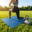 Rubber gym flooring mats, 50cm x 50cm, recycled rubber