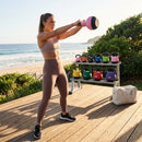 Neoprene Kettlebells available in various sizes for home and gym use