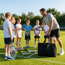 Tennis racket and bag set with aluminium rackets for coaches and players