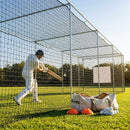 Cricket nets made from HDPE, available in various sizes for indoor and outdoor use