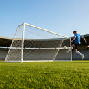Stadium football goal with aluminium frame and durable netting