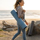 Yoga mat carry strap made of soft polyester, ideal for studio and travel