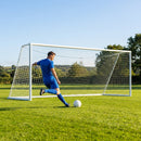 Steel football goal 24ft x 8ft for outdoor use