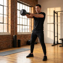 Cast iron kettlebell in various sizes and colours for gym workouts