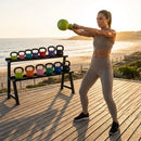 Neoprene Kettlebells available in various sizes for home and gym use