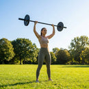 Rubber Barbell Weights with cast iron core for gym and home use