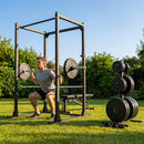 Complete gym equipment set for home and garage use