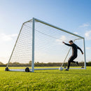16 x 7ft Aluminium Freestanding Football Goal for Youth Matches