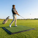 Golf Hitting Mat with Artificial Turf and EVA Foam Base