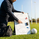 Double-sided coaching board with aluminium frame and accessories