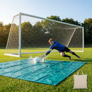 Goalkeeper training tarpaulin made of weatherproof PVC